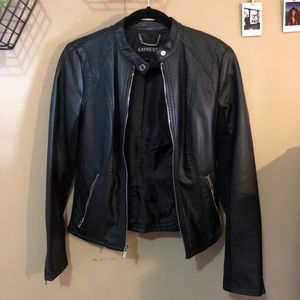 Express leather jacket XS